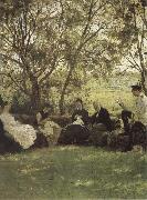 On the Turf bench Ilya Repin